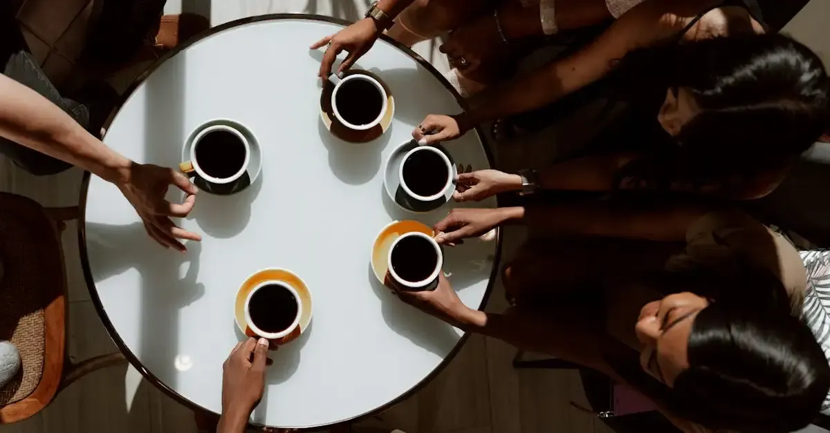 Café discussion